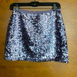 Sparkly mini skirt
